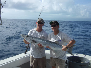 Florida Keys fishing charters on the reef for barracuda