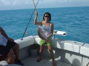 florida Keys lane snapper causght fishing the reef